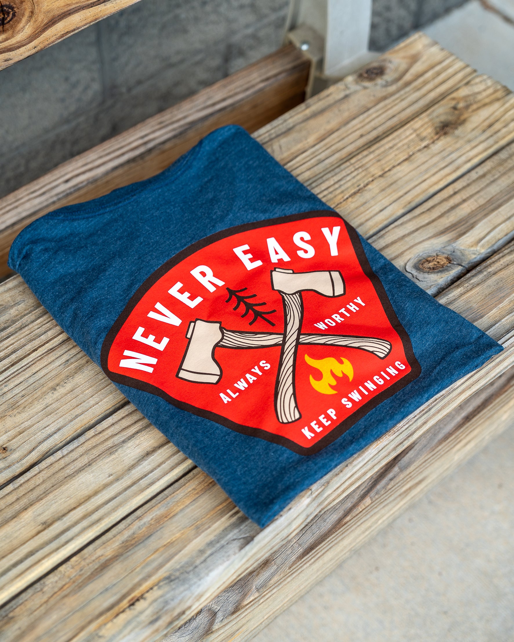 Never Easy - T-Shirt