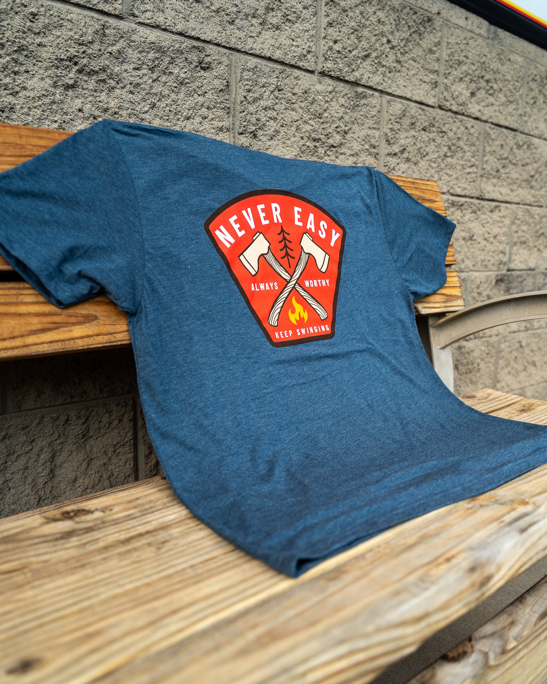 Never Easy - T-Shirt